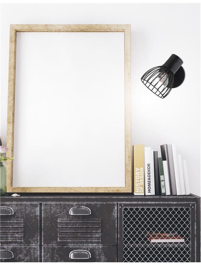 NV 770010 Bodové svítidlo FIUMICINO matný černý kov E14 1x5W 230V IP20 bez žárovky - NOVA LUCE