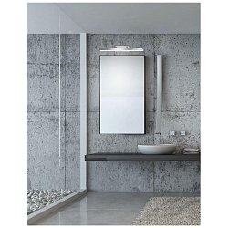 Obrázek pro produkt Nástěnné svítidlo nad zrcadlo MODENA chromovaný hliník a akryl LED 12W 3000K IP44 - NOVA LUCE