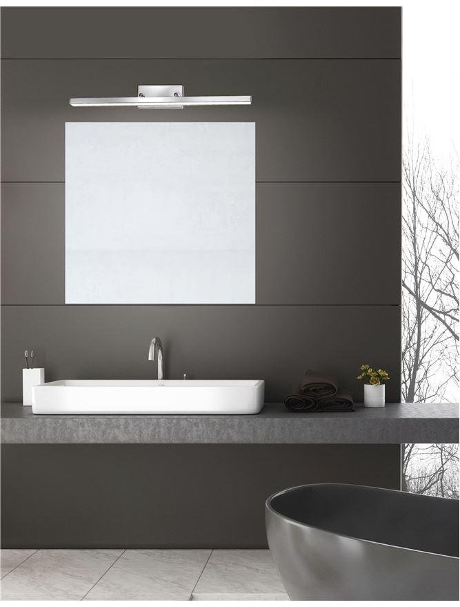 NV 787004 Nástěnné svítidlo nad zrcadlo MODENA chromovaný hliník a akryl LED 18W 3000K IP44 - NOVA LUCE