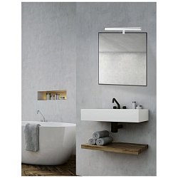 Obrázek pro produkt Nástěnné svítidlo nad zrcadlo VANESE chromovaný hliník a akryl LED 12W 3000K IP44 - NOVA LUCE