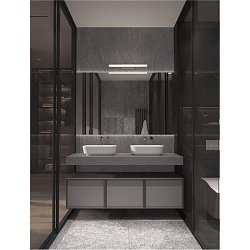 Obrázek pro produkt Nástěnné svítidlo nad obrazy a zrcadla WILLOW bílý hliník a akryl LED 12W 230V 3000K IP44 - NOVA LUCE