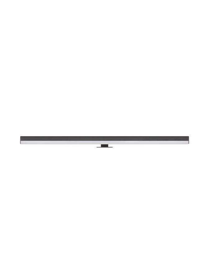 NV 787015 Svítidlo na zrcadla GLIM černý hliník a akryl LED 18W 230V 3000K IP44 - NOVA LUCE