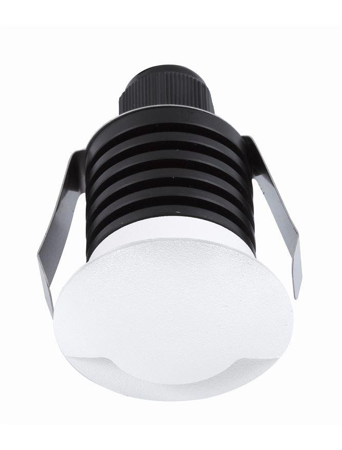 NV 8039001 Venkovní zapuštěné svítidlo do země BANG bílý hliník LED 1W 3V 3000K IP67 - NOVA LUCE