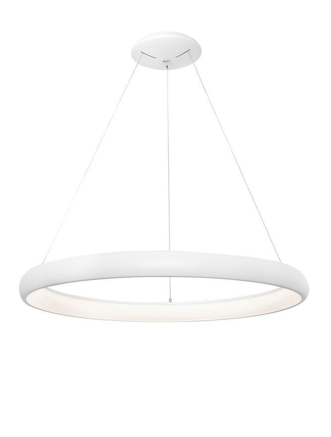 NV 8105601 D Závěsné svítidlo ALBI bílý hliník a akryl LED 50W 230V 3000K IP20 stmívatelné - NOVA LUCE
