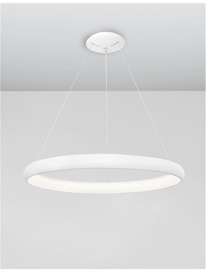 NV 8105601 D Závěsné svítidlo ALBI bílý hliník a akryl LED 50W 230V 3000K IP20 stmívatelné - NOVA LUCE (obrázek 3)