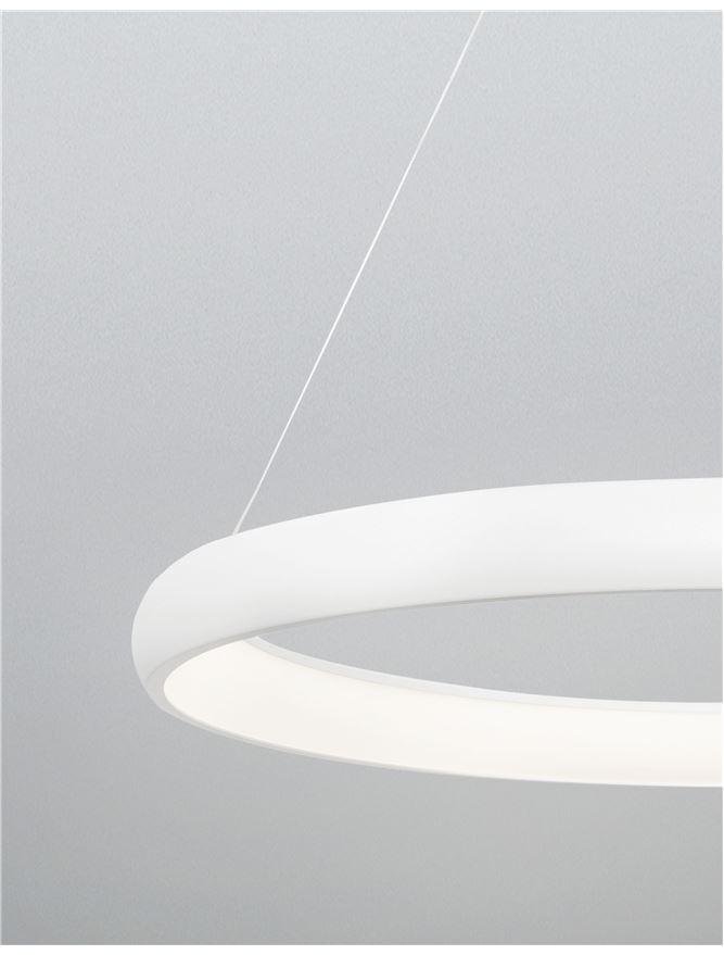 NV 8105601 D Závěsné svítidlo ALBI bílý hliník a akryl LED 50W 230V 3000K IP20 stmívatelné - NOVA LUCE (obrázek 5)