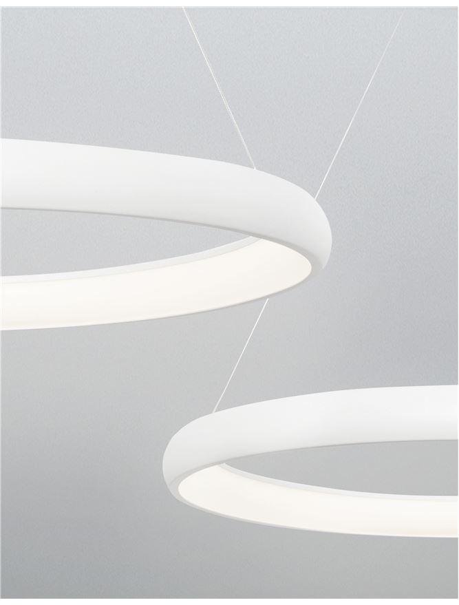 NV 8105601 D Závěsné svítidlo ALBI bílý hliník a akryl LED 50W 230V 3000K IP20 stmívatelné - NOVA LUCE (obrázek 6)