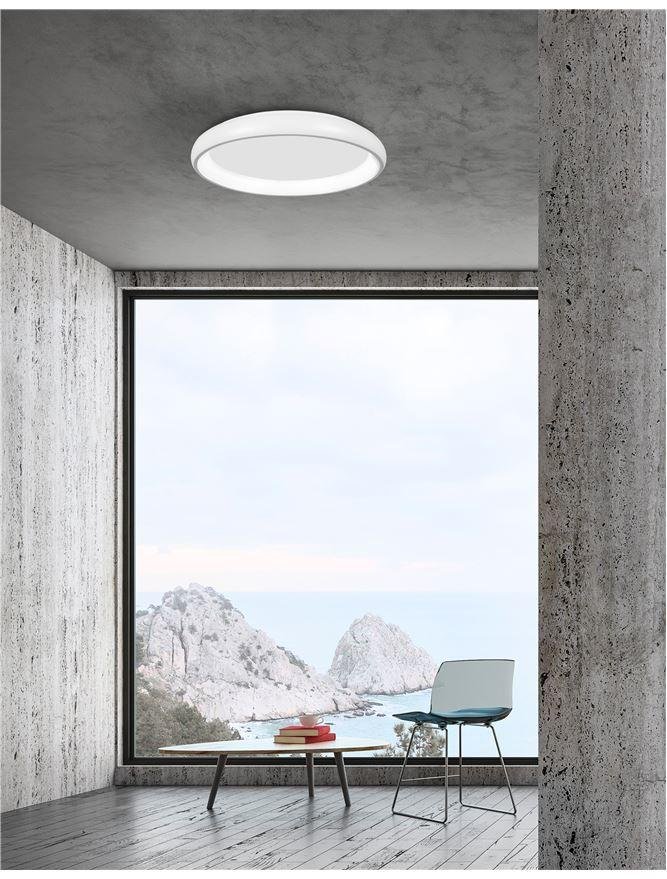 NV 8105606 D Stropní svítidlo ALBI bílý hliník a akryl LED 50W 230V 3000K IP20 stmívatelné - NOVA LUCE