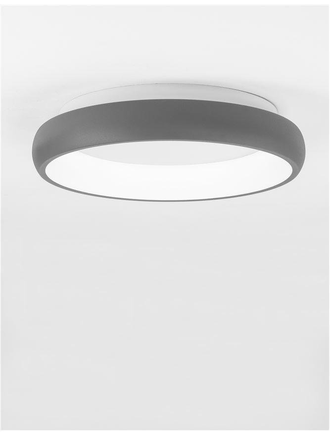 NV 8105615 Stropní svítidlo ALBI šedý hliník a akryl LED 32W 230V 3000K IP20 stmívatelné - NOVA LUCE