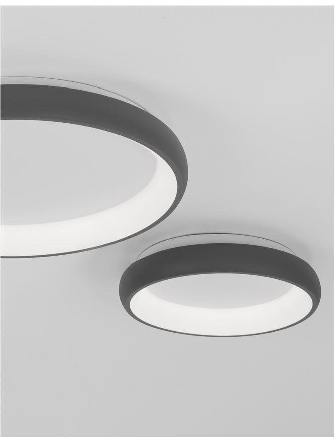 NV 8105617 Stropní svítidlo ALBI šedý hliník a akryl LED 50W 230V 3000K IP20 stmívatelné - NOVA LUCE