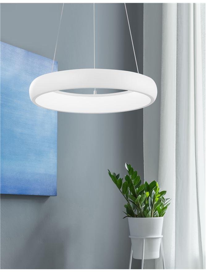 NV 8105618 Svítdilo závěsné ALBI bílý hliník a akryl LED 32W 230V 3000K IP20 stmívatelné - NOVA LUCE