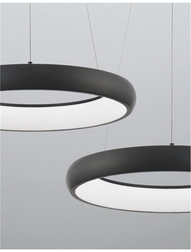 NV 8105620 Závěsné svítidlo ALBI černý hliník a akryl LED 32W 230V 3000K IP20 stmívatelné - NOVA LUCE (obrázek 5)
