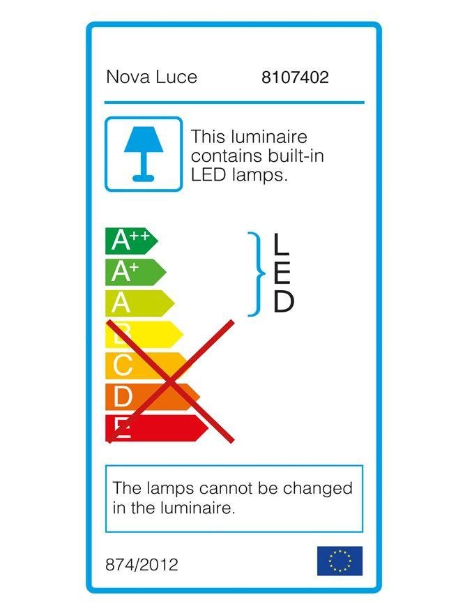 NV 8107402 Závěsné svítidlo LIVORNO chromovaný hliník a akryl nastavitelné LED 29W 230V 3000K IP20 - NOVA LUCE (obrázek 7)