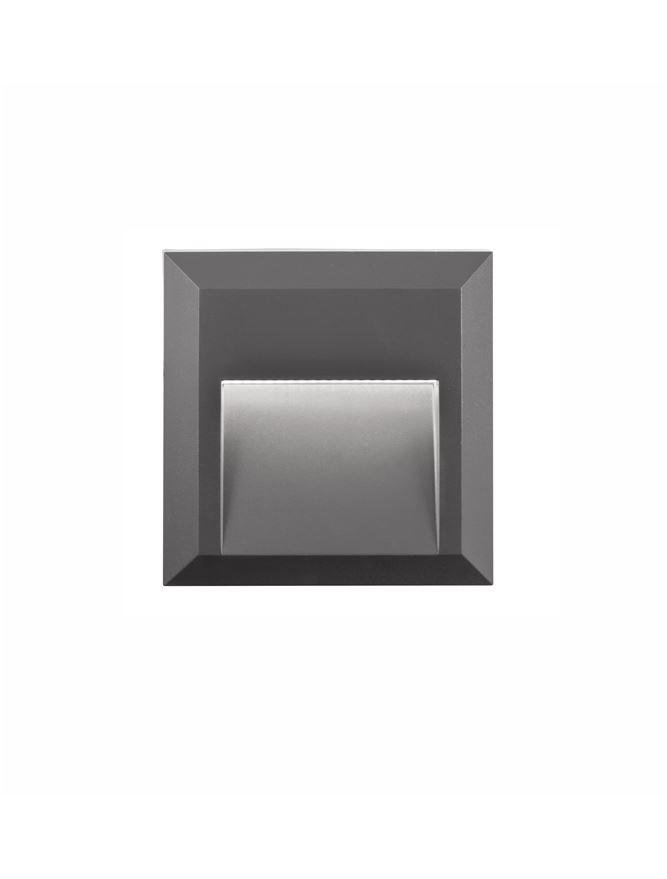 NV 811201 Venkovní nástěnné svítidlo PULSAR tmavě šedý ABS LED 2W 3000K 220-220V 29st. IP54 - NOVA LUCE
