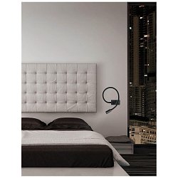 Obrázek pro produkt Bodové svítidlo GENEVA černý hliník LED 3W 3200K nastavitelné s vypínačem - NOVA LUCE