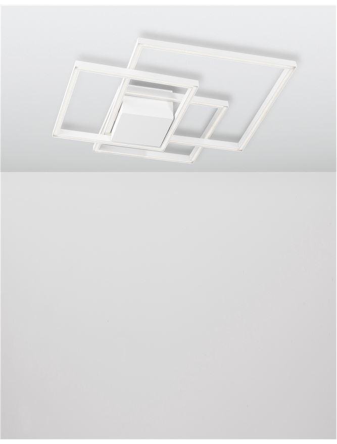 NV 8160161 Stropní svítidlo BILBAO bílý hliník a akryl LED 42W 230V 3000K IP20 - NOVA LUCE (obrázek 4)
