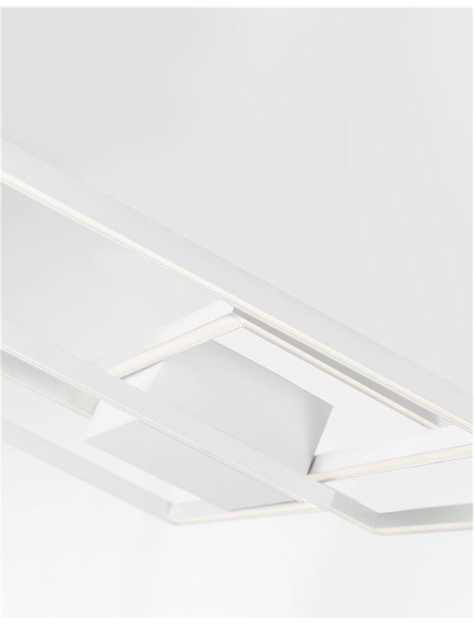 NV 8160161 Stropní svítidlo BILBAO bílý hliník a akryl LED 42W 230V 3000K IP20 - NOVA LUCE (obrázek 5)