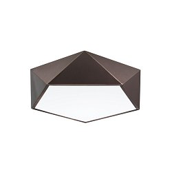 Obrázek pro produkt Stropní svítidlo DARIUS stropní svítidlo kov a akrylový difuzor hnědá zvenku a matná bílá uvnitř E27 4x12W - NOVA LUCE