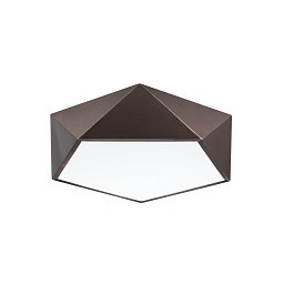 Obrázek pro produkt Stropní svítidlo DARIUS stropní svítidlo kov a akrylový difuzor hnědá zvenku a matná bílá uvnitř E27 4x12W - NOVA LUCE