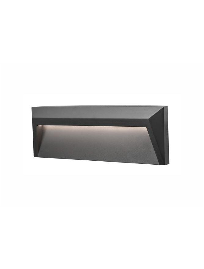 NV 8403622 Venkovní nástěnné svítidlo LUTON tmavě šedý ABS LED 1.6W 3000K IP65 100-220V vč. driveru - NOVA LUCE