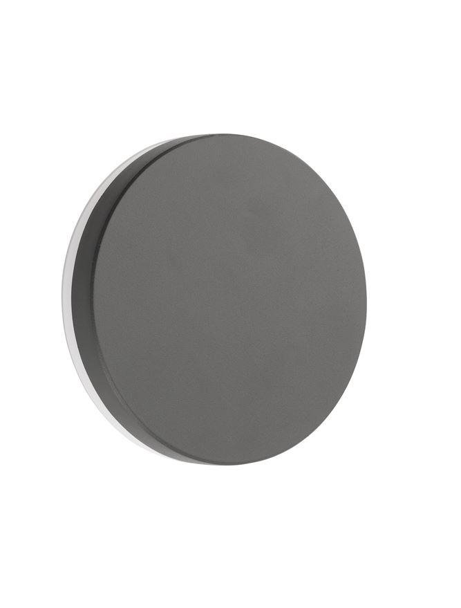 NV 859438 Venkovní nástěnné svítidlo SUITE tmavě šedý hliník a akryl LED 10W 3000K 100-240V 140st. IP54 - NOVA LUCE