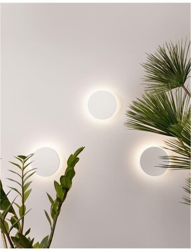 NV 859439 Venkovní nástěnné svítidlo SUITE bílý hliník a akryl LED 10W 3000K 100-240V 140st. IP54 - NOVA LUCE