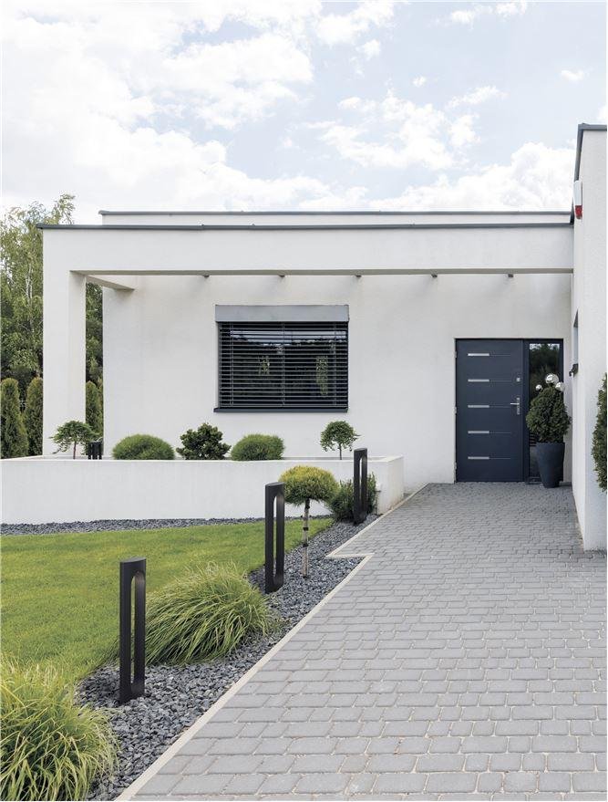 NV 9002841 Venkovní sloupkové svítidlo PORTAL černý hliník a akryl LED 13.5W 3000K 220-240V 296st. IP54 - NOVA LUCE