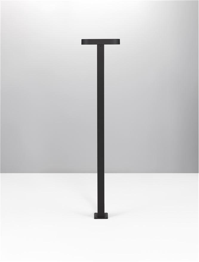 NV 9002868 Venkovní sloupkové svítidlo OFIR černý hliník a akryl LED 10.3W 3000K 220-240V 92st. IP54 - NOVA LUCE (obrázek 3)