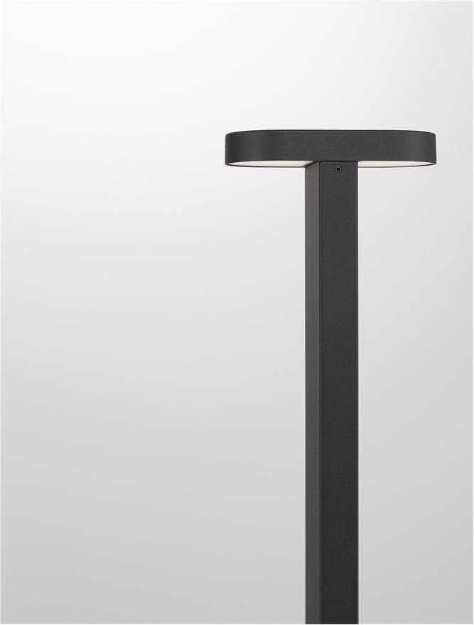 NV 9002868 Venkovní sloupkové svítidlo OFIR černý hliník a akryl LED 10.3W 3000K 220-240V 92st. IP54 - NOVA LUCE (obrázek 5)