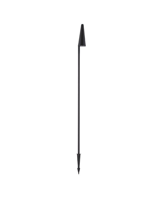 NV 9002869 Venkovní svítidlo s bodcem MABEL černý hliník a čiré sklo LED 8.5W 3000K 220-240V 36st. IP54 délka kabelu 64 cm - NOVA LUCE