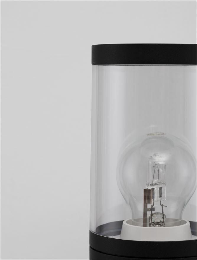 NV 9002875 Venkovní sloupkové svítidlo CETERA černý hliník a akryl E27 1x12W 220-240V IP54 bez žárovky - NOVA LUCE (obrázek 6)