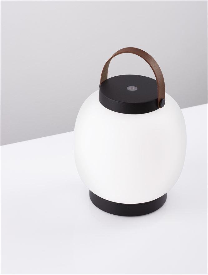 NV 9002876 Venkovní stolní lampa JIGRA černý hliník a akryl LED 2W 3000K 3,7V 306st. IP54 vypínač na těle / USB kabel - NOVA LUCE (obrázek 8)