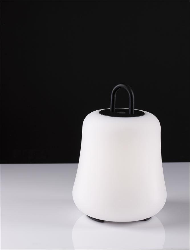 NV 9002877 Venkovní stolní lampa JIGRA černý hliník a akryl LED 2W 3000K 3,7V 339st. IP54 vypínač na těle / USB kabel - NOVA LUCE (obrázek 10)