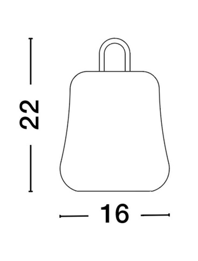 NV 9002877 Venkovní stolní lampa JIGRA černý hliník a akryl LED 2W 3000K 3,7V 339st. IP54 vypínač na těle / USB kabel - NOVA LUCE (obrázek 12)