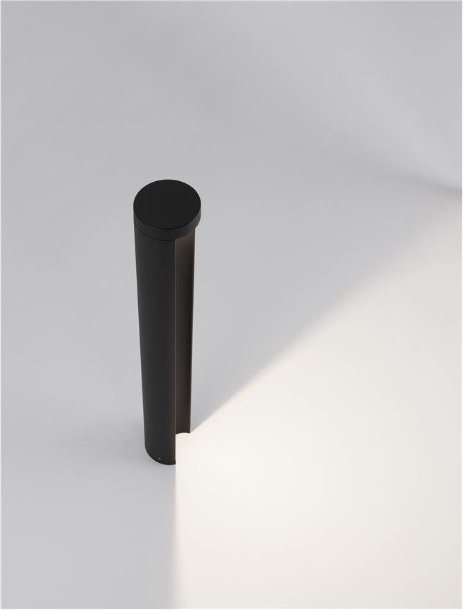 NV 9002879 Venkovní sloupkové svítidlo TIEN černý hliník a čiré sklo LED 8.5W 3000K 200-240V 55st. IP54 - NOVA LUCE (obrázek 7)