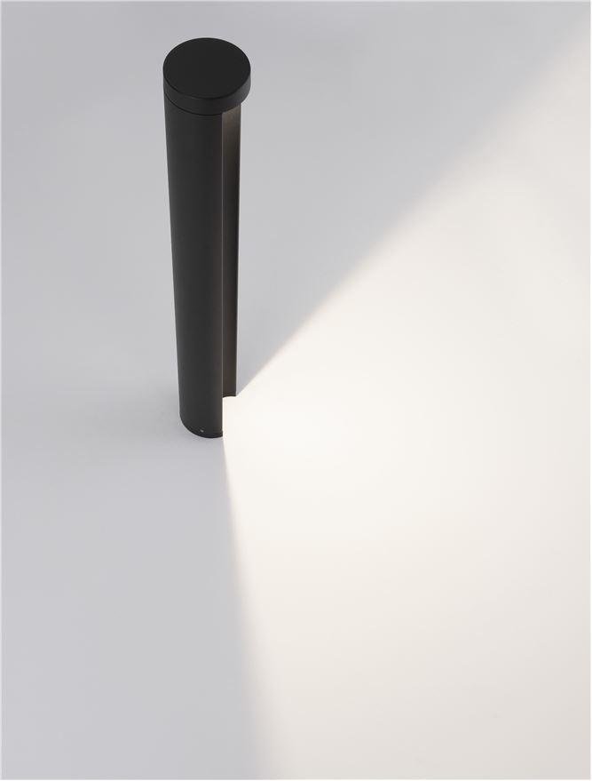 NV 9002879 Venkovní sloupkové svítidlo TIEN černý hliník a čiré sklo LED 8.5W 3000K 200-240V 55st. IP54 - NOVA LUCE (obrázek 8)