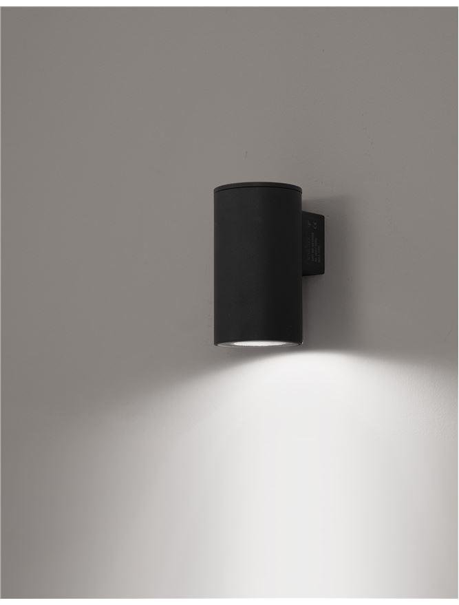 NV 9010008 Venkovní nástěnné svítidlo ALP černý hliník a sklo LED Chip Cree 2x10W 220-240V 3000K 7st. IP65 - NOVA LUCE