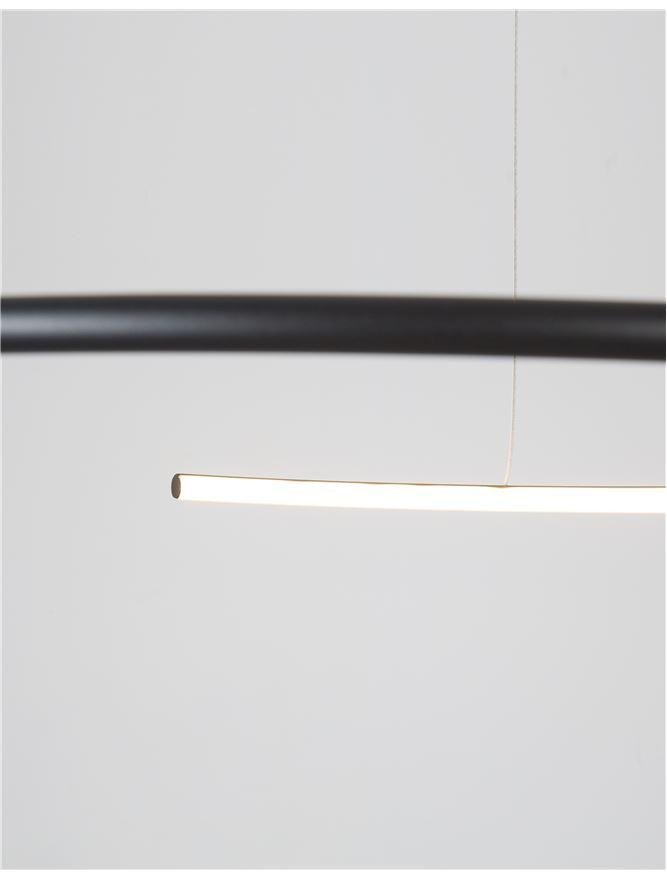NV 9010023 Závěsné svítidlo BREDA černý hliník a akryl LED 30W 220V 3000K IP20 - NOVA LUCE (obrázek 6)