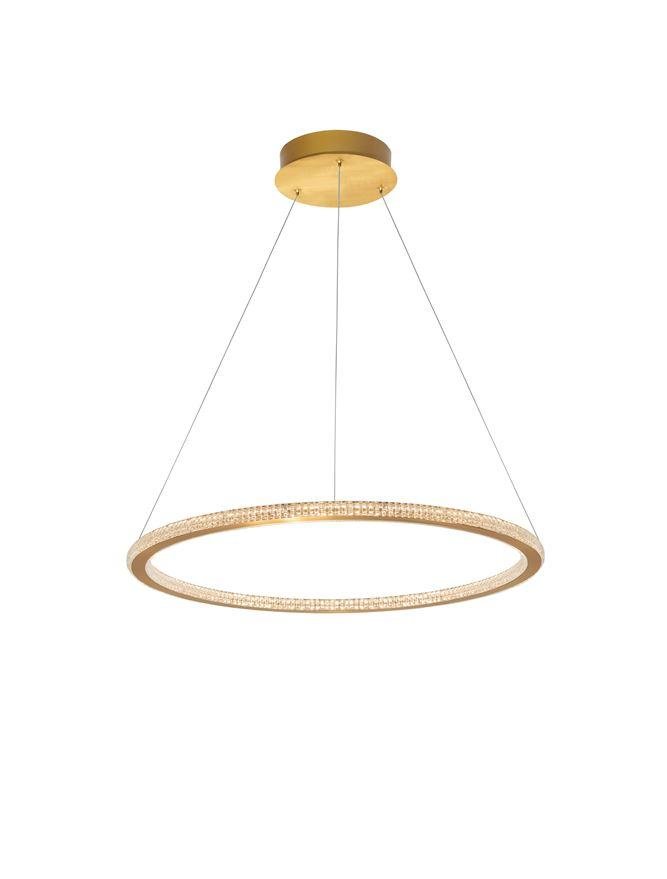 NV 9011138 Závěsné svítidlo CILION zlatý mosazný hliník a akryl LED 48W 230V 2935K IP20 stmívatelné - NOVA LUCE (obrázek 2)