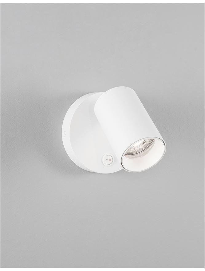 NV 9011921 Bodové svítidlo NET bílý hliník vypínač na těle GU10 1x10W IP20 220-240V bez žárovky - NOVA LUCE (obrázek 3)