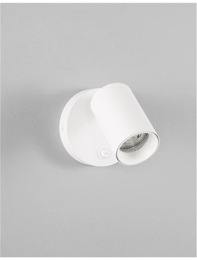 NV 9011921 Bodové svítidlo NET bílý hliník vypínač na těle GU10 1x10W IP20 220-240V bez žárovky - NOVA LUCE (obrázek 4)