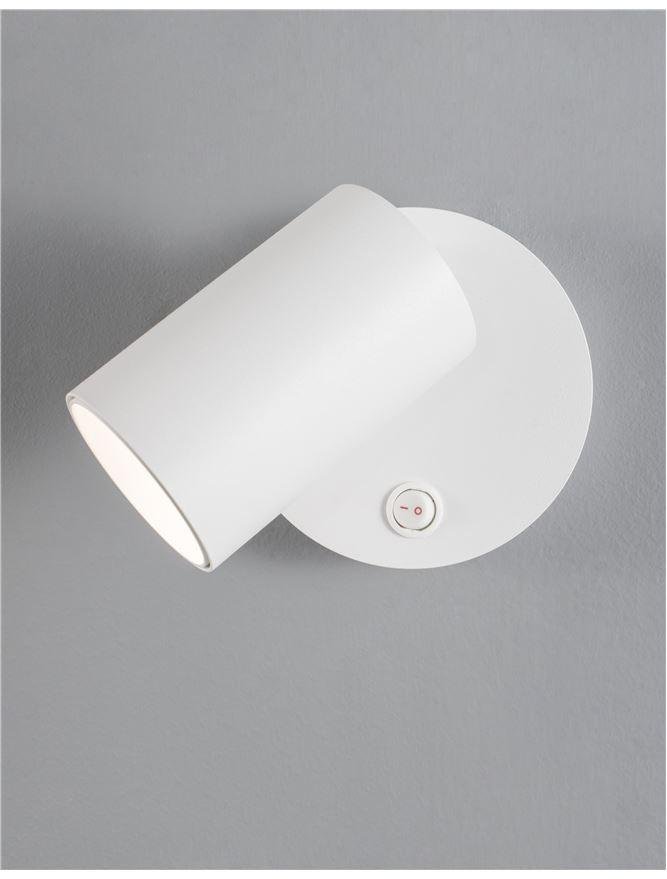NV 9011921 Bodové svítidlo NET bílý hliník vypínač na těle GU10 1x10W IP20 220-240V bez žárovky - NOVA LUCE (obrázek 5)