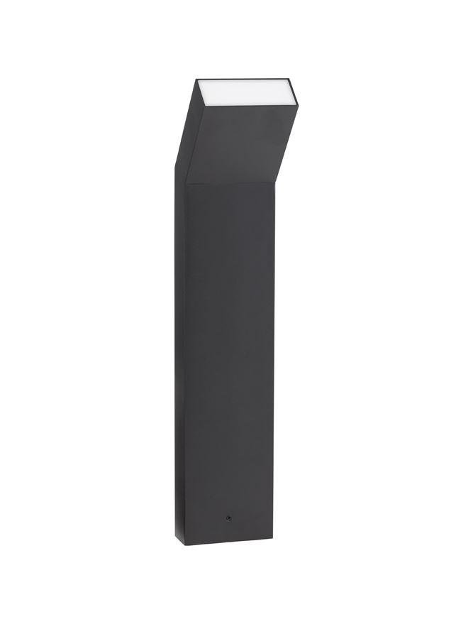 NV 9020929 Venkovní sloupkové svítidlo BRIGITTA černý hliník a akrylový difuzor proti oslnění LED 6W 3000K 100-240V IP65 - NOVA LUCE