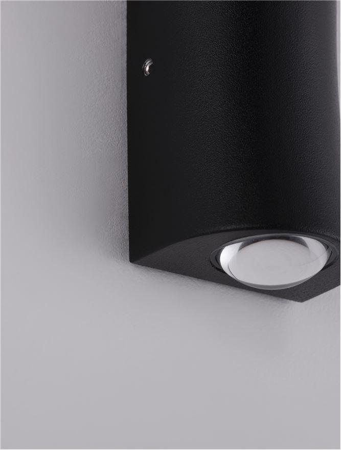 NV 9026116 Venkovní nástěnné svítidlo AZAR černý hliník a akryl LED 2x2W 3000K 500mA 100-240V 68st. IP54 světlo nahoru a dolů - NOVA LUCE (obrázek 4)