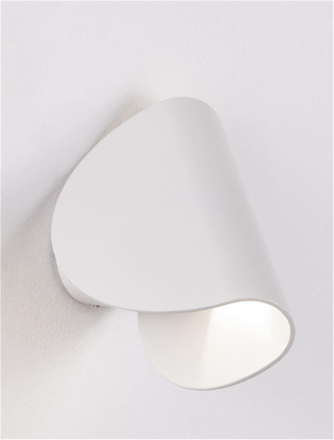 NV 9026119 AKCE - Venkovní nástěnné svítidlo ARABELLA bílý hliník a čiré sklo LED 6W 3000K IP54 - NOVA LUCE (obrázek 3)