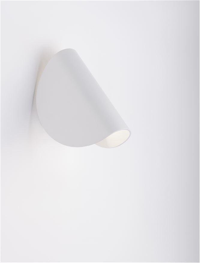 NV 9026119 AKCE - Venkovní nástěnné svítidlo ARABELLA bílý hliník a čiré sklo LED 6W 3000K IP54 - NOVA LUCE (obrázek 5)
