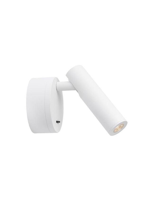 NV 9030201 Bodové svítidlo CLIP bílý hliník LED Philips 3W vypínač na těle 3000K IP20 - NOVA LUCE (obrázek 2)