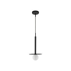 Obrázek pro produkt Závěsné svítidlo PIELO černý kov opálové sklo G9W 1x5W 230V IP20 bez žárovky - NOVA LUCE