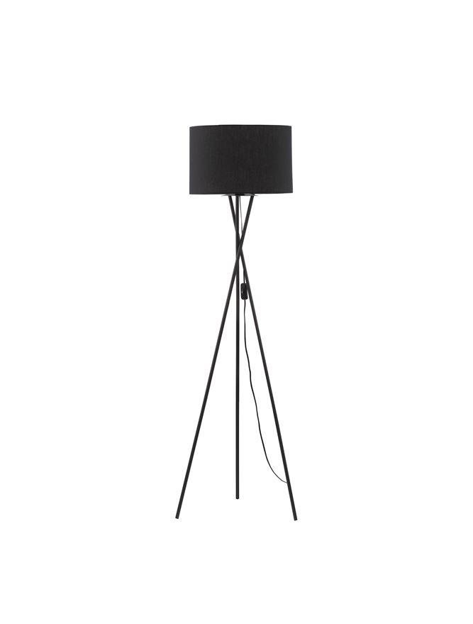 NV 9050160 Stojací lampa RETRO černé stínidlo černý kov E27 1x12W 230V IP20 bez žárovky - NOVA LUCE (obrázek 2)
