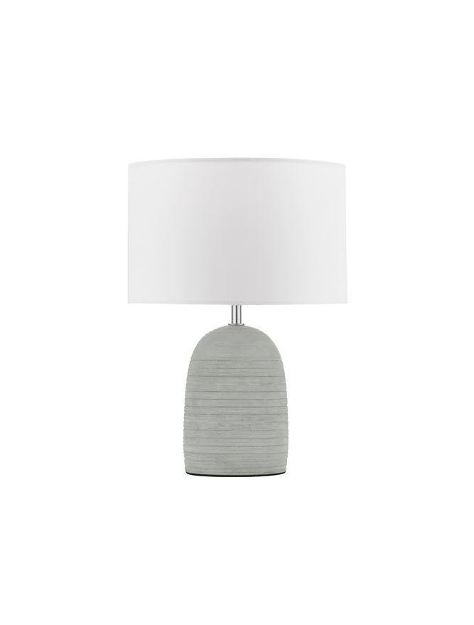 NV 9050166 Stolní lampa CHEMPO šedý beton a kov bílé stínidlo E27 1x12W 230V IP20 bez žárovky - NOVA LUCE (obrázek 2)